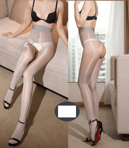 Womans Sexy Sheer Mesh Pantyhose Stretchy See-through Tights High Rise Stockings
