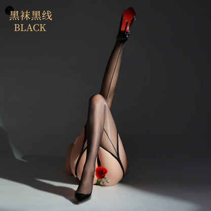 Womans Sexy Sheer Mesh Pantyhose Stretchy See-through Tights High Rise Stockings