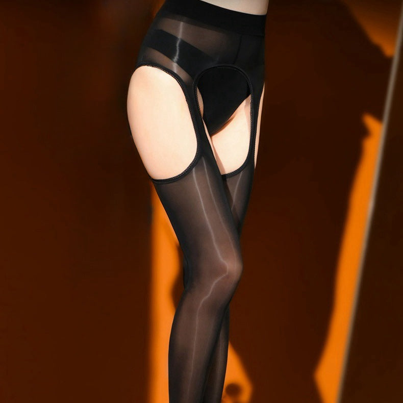 Womans Sexy Sheer Mesh Pantyhose Stretchy See-through Tights High Rise Stockings