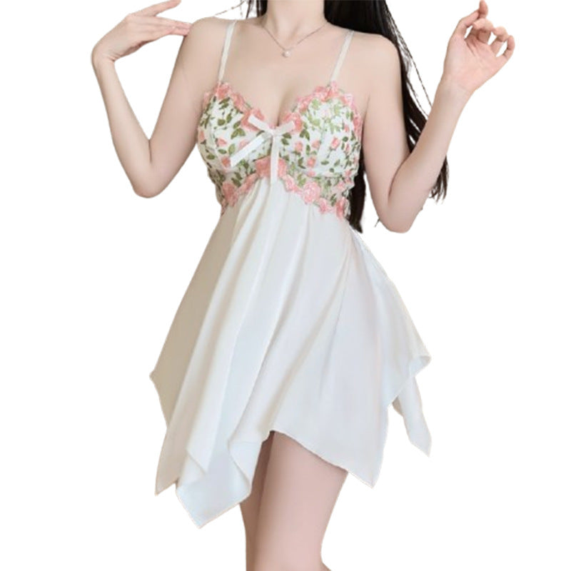 Women Sexy Lingerie Babydoll Sleepwear Underwear Chemise Lace Sling Nightdress