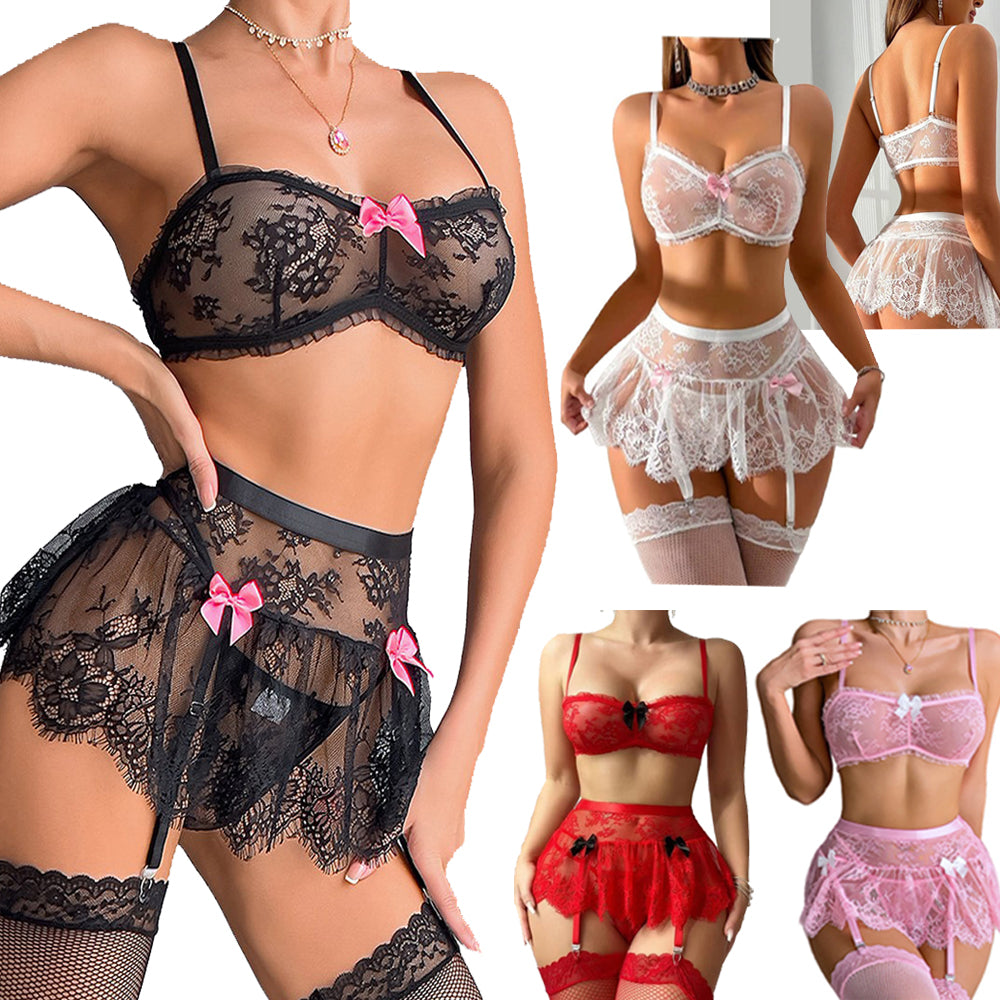 Underwear Babydoll G-String Sleepwear Bras Sexy Lingerie Nightwear Dress