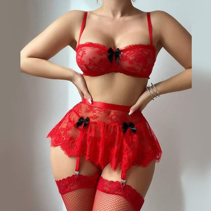 Underwear Babydoll G-String Sleepwear Bras Sexy Lingerie Nightwear Dress
