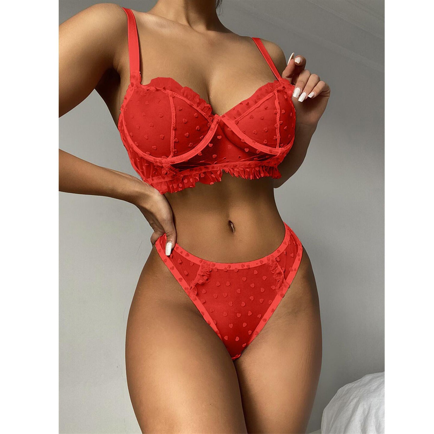 Women Sexy Lingerie Sleepwear Babydoll Underwear Lace Dress G-String Nightwear