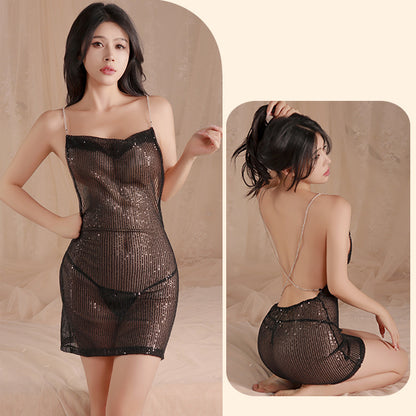 Sexy Lingerie Women Dress Secretary Uniform Cosplay Office Lady Skirt