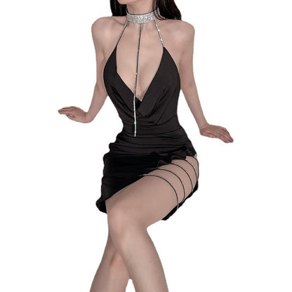 Sexy Lingerie Women Dress Secretary Uniform Cosplay Office Lady Skirt