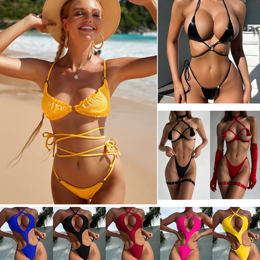 Women's Sexy Nightwear Lingerie Lace Babydoll Bra Thong Set Sleepwear Underwear