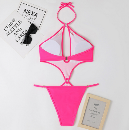 Women's Sexy Nightwear Lingerie Lace Babydoll Bra Thong Set Sleepwear Underwear