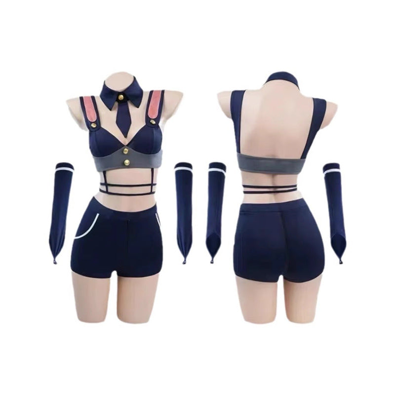 Women Sexy Cosplay Lingerie Student Uniform School Girl Costumes Babydoll Dress