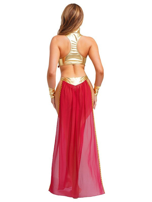 Womens Tassel Fringe Bra Top Side Slit Skirt Accessories Belly Dancewear Outfits