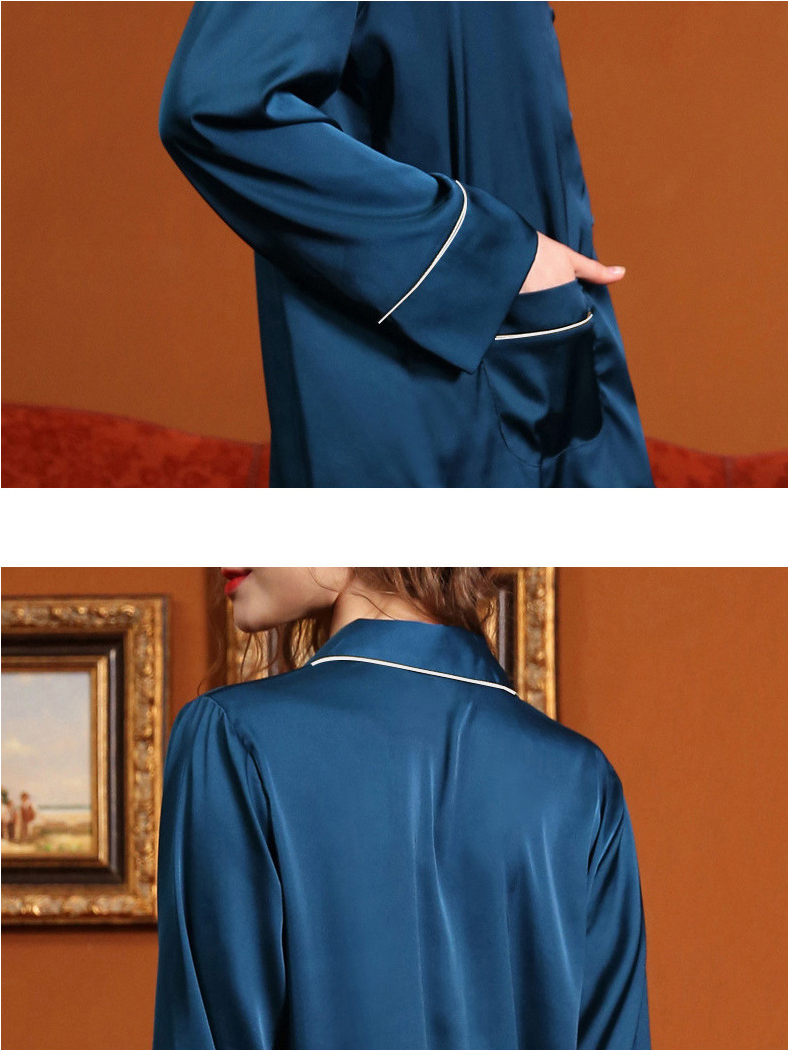 100% Silk Pajamas Women's Silk Pajamas Mulberry Silk Pajamas Pants Household Set
