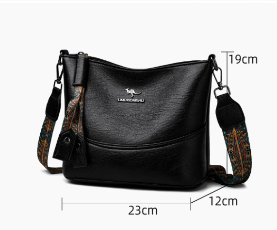 Women'S Large Capacity Tote Bag Single Shoulder Handbag Soft Leather Bag