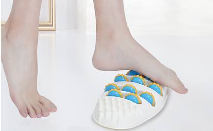 Dual Foot Massager Roller Reduce Fatigue Decompression Feet Acupoint Massag CUT