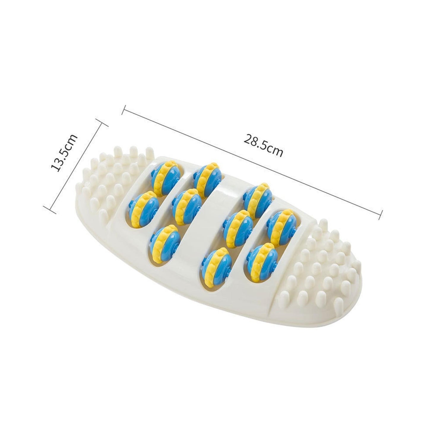 Dual Foot Massager Roller Reduce Fatigue Decompression Feet Acupoint Massag CUT