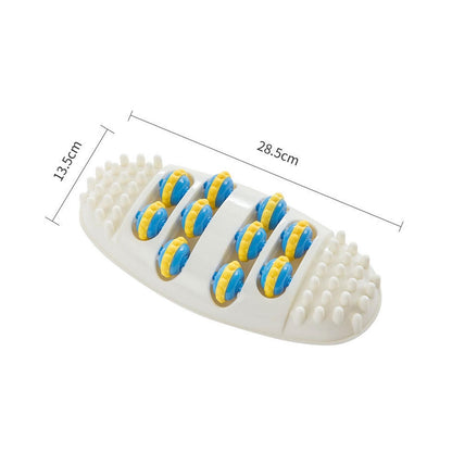 Dual Foot Massager Roller Reduce Fatigue Decompression Feet Acupoint Massag CUT