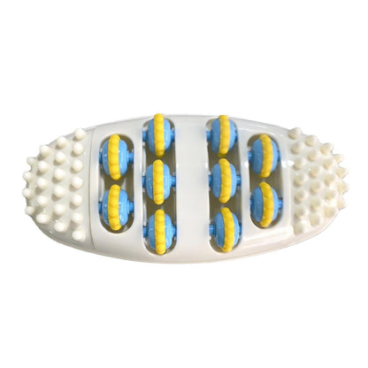 Dual Foot Massager Roller Reduce Fatigue Decompression Feet Acupoint Massag CUT