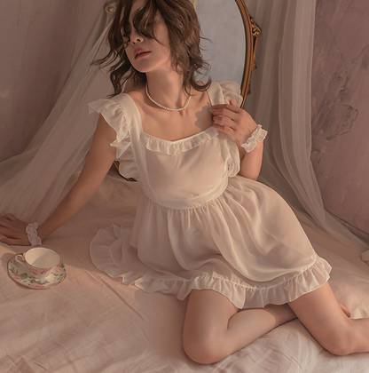 Sexy Lingerie Maid Dress Underwear Cosplay Costume Porno Servant Babydoll Outfit