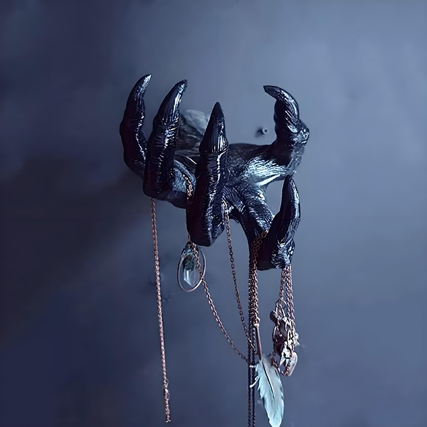Witch's Demon Hand Wall Hanging Statues, Gothic Home Decor, Halloween Props
